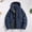 Dark Blue, variant on Men Jacket Casual Fashion Solid Color Long-Sleeved Hooded Zipper Pocket Stormtrooper Jacket Windbreaker Hooded Raincoat Jacket