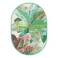 thumbnail image 2 of Unique Loom Outdoor Botanical Collection Area Rug - Foliage (2' x 3' 1" Oval Multi/Blue), 2 of 10
