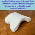 Small Size Extra Firm Memory Foam Pillow. Size 11.5"W x 13"D 4"H