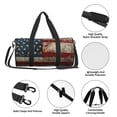 thumbnail image 6 of Fotbe American Flag1 Pattern Foldable Sports Gym Bag with Wet Dry Pocket, Ultralight Travel Bag, Large Capacity Duffel Bag, Splash Proof Carry on Bag, Overnight Bag, Weekender Bag, 6 of 8