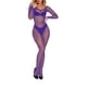 thumbnail image 4 of Lencería de mujer Medias de red Tirantes Body sin entrepierna Body de nailon para mujer, 4 of 8