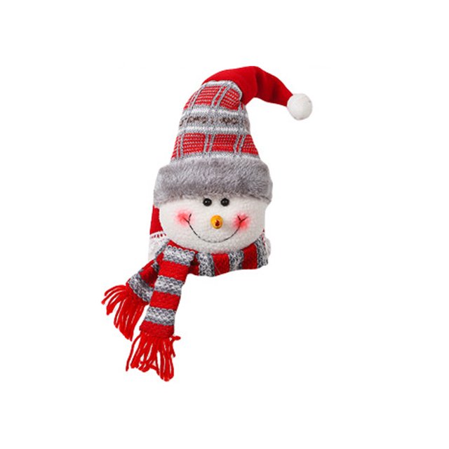 Cortina navideña Toystoory con hebilla muñeco de nieve
