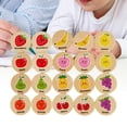 thumbnail image 1 of Juego para actividades, juguete de habilidad cognitiva, entrenamiento de pensamiento lógico para de 3 años en adelante, juego de mesa frutas Hugo Ajedrez de memoria, 1 of 10