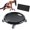 black, variant on Silent 4 Wheel Ab Roller, Abdominal Training Tool Includes Knee Mat, Waist Strength Trainer For Home Gym Training, Core Workout Ab Wheel Exercise Board