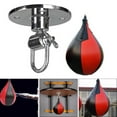 thumbnail image 3 of Balle de Boxe Rapide MMA Dodge Sac de Frappe Balle Exercice Entraînement Physique Entraînement Entraînement Physique Entraînement Entraînement Sac de Vitesse Frappant Rouge, 3 of 8