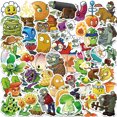 thumbnail image 1 of Pegatinas Plants Zombies, vinilo impermeable, anime, 50 unidades, 1 of 5