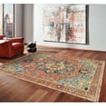 thumbnail image 4 of Pasargad Home Serapi 12' x 15' Hand-Knotted Wool Rust Rug - All Ages, Indoors, 4 of 4