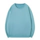 thumbnail image 1 of pstuiky camisas de manga larga para hombre, Camisas de blusas y jerseys básicos de color liso informales para hombre con cuello redondo camisetas de hombre m, 1 of 6