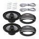 thumbnail image 1 of de para coche, 2 uds., fácil de instalar, duradero, a prueba de humedad, de , componente jinwen Bocina coaxial de alta fidelidad para coche, 1 of 8