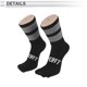 thumbnail image 3 of Calcetines de ciclismo anti-fricción l Calcetines para bicicleta al aire libre negros, grises unisex 1 par a juego reflectante, 3 of 6