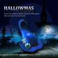 thumbnail image 3 of Monstrate Sombrero de Halloween Atmósferas Temática Cosplay Sombreros Vacaciones Sombrero Decoración Creepy Spooky Disfraz Accesorio Kits de decoración para fiestas Azul, 3 of 6