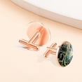 thumbnail image 7 of PhooArto Men's Classic Stainless Steel, Space Ocean Octopus Cufflinks Business Wedding Shirts, Rose Gold, 7 of 7