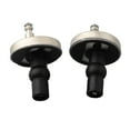 2X Toilet Seat Hinges Top Close Soft Release Quick Fitting Heavy Duty