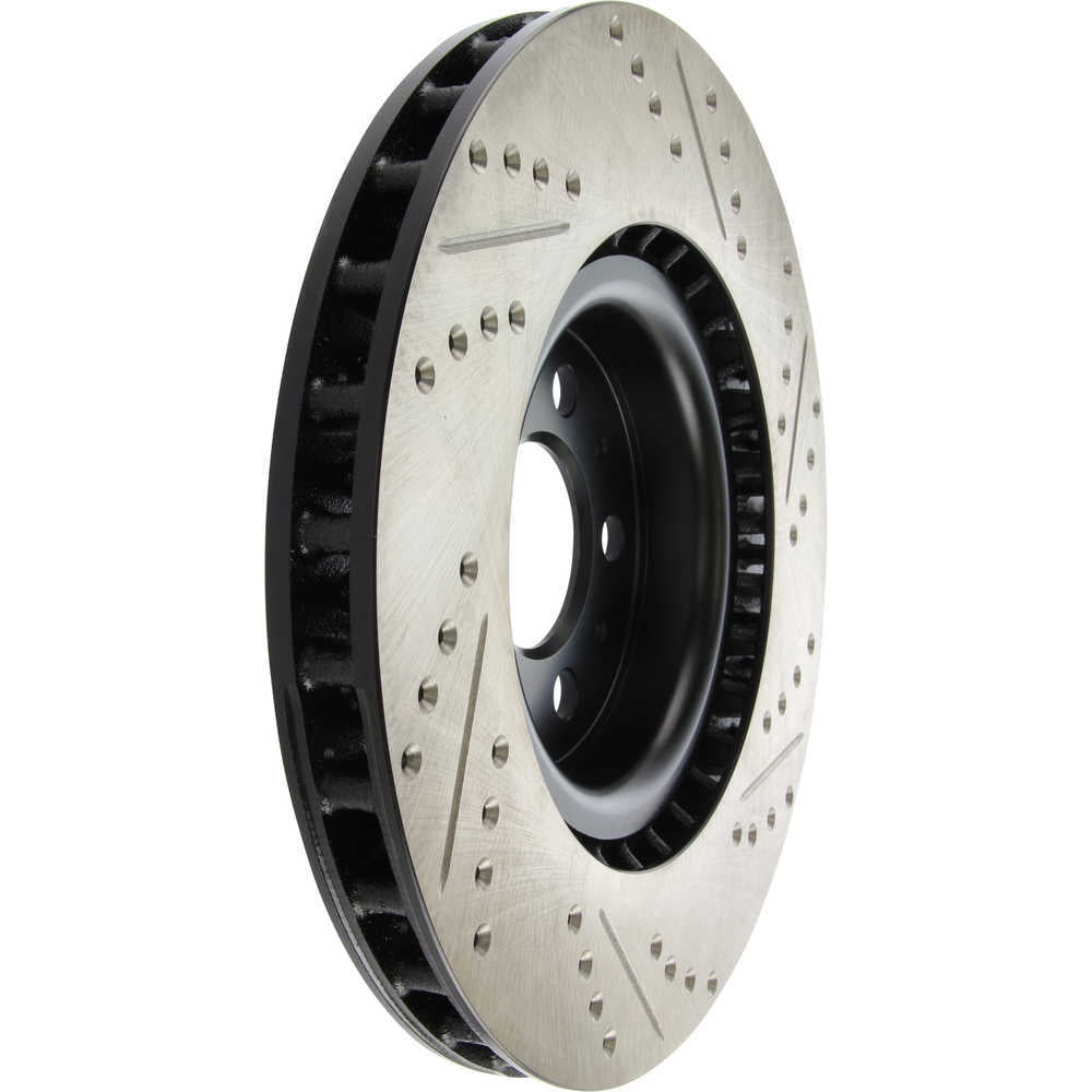 StopTech Slotted & Drilled Sport Brake Rotor Fits select: 2004-2007 VOLVO V70, 2004-2007 VOLVO S60 R