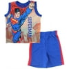 Superman Boys' "Flying Hero" 2-Piece Muscle Top & Shorts Set (5)
