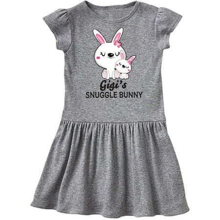 

Inktastic Gigis Snuggle Bunny Easter Gift Toddler Girl Dress