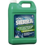 Peak SEP003 Sierra Antifreeze & Coolant with Propylene Glycol: 1 Gallon Bottle
