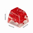 thumbnail image 5 of Resin Keycap Decorative Translucent Epoxy Keycap with Dry Flower, 5 of 15