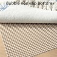 thumbnail image 4 of Tapis à Franges en Coton Tissé à la Main, Respirant, Confortable, Résistant à l'Usure, Durable, Tissé Double Face, Antidérapant et Confortable, 4 of 9