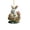B, variant on AZXY 2D Flat Easter Bunny Ornament, 3.14" Acrylic Window Hanging Decor, Bunny in Floral Carriage with Decorated Easter Egg for Easter Tree & Home Spring Party Supplies Indoor Outdoor