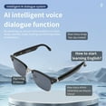 thumbnail image 4 of Lunettes de Traduction IA, Lunettes Intelligentes 2x85 mAh en Temps Réel pour Appels, 4 of 7