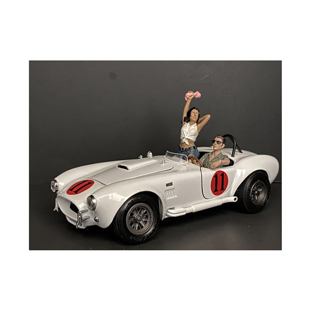 Pareja sentada Release IV, juego de figuras de 2 piezas para modelos a escala 1/18 de American Diorama American Diorama 38219-38220