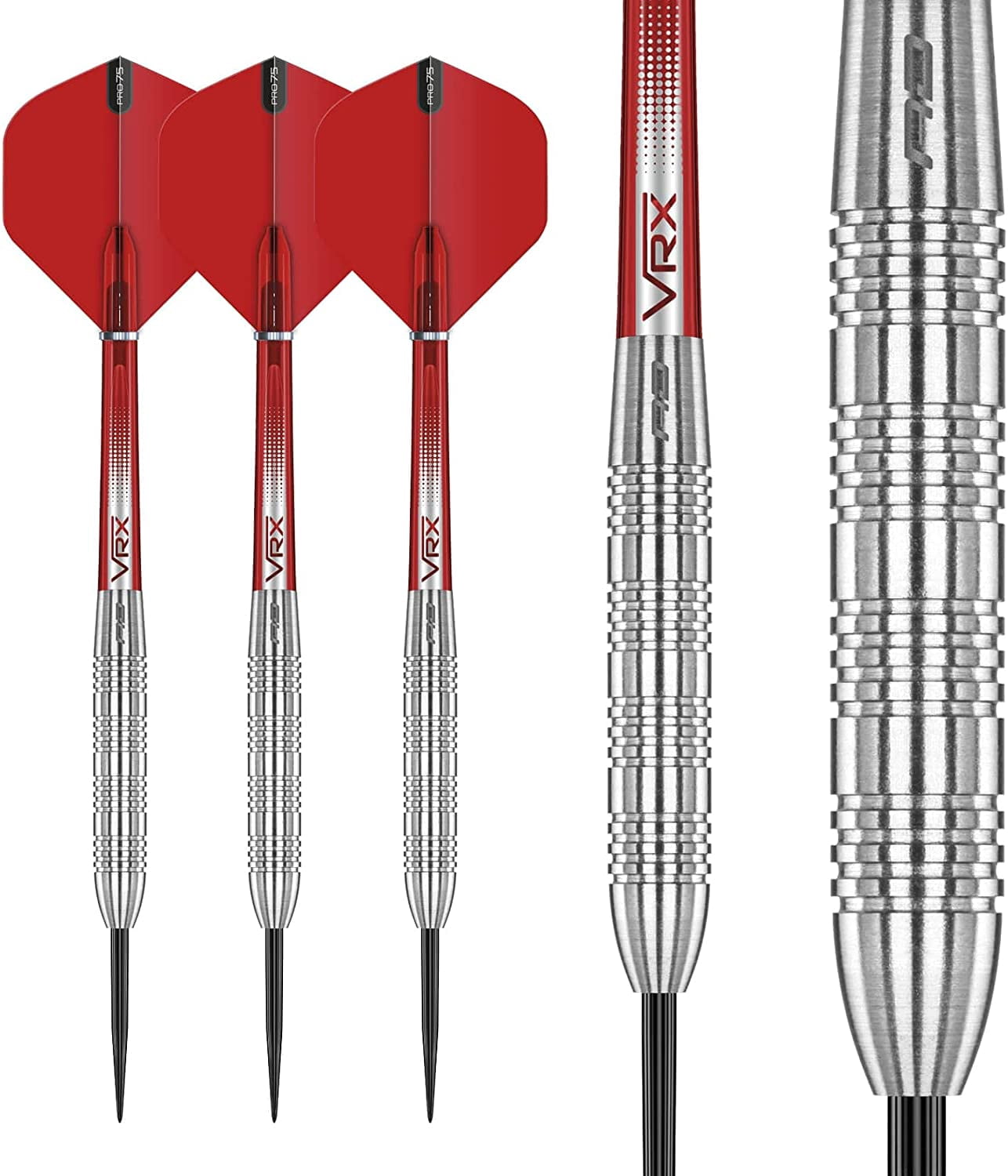 RED DRAGON - Hell Fire B 24 gram Tungsten Professional Darts Set with Flights and Shafts