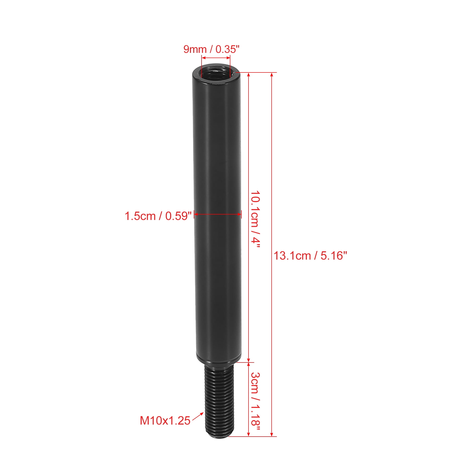 Unique Bargains 4" Car Gear Shift Knob Extender Extension Lever