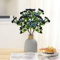 thumbnail image 4 of 13.78 Inch Artificial Berries - Realistic Fruit Simulation for Christmas Decoration (Blue), 4 of 6
