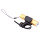 thumbnail image 1 of Luz de bicicleta de aleación de aluminio con carga USB, linterna LED delantera para bicicleta con soporte (dorado), 1 of 3