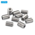 thumbnail image 3 of Unique Bargains Adaptateurs Filetage Manchon Réducteur Écrou M6x1.0 Mâle à M3x0.5 Femelle pour Réparer Insert Écrou Vis Réducteur 8mm 10 Pcs, 3 of 5