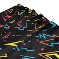 thumbnail image 3 of Yayeee Shower Curtain with Hooks 72"x72" Waterproof Fabric Bathroom Hanging Decor, Black Neon Lightning, 3 of 5