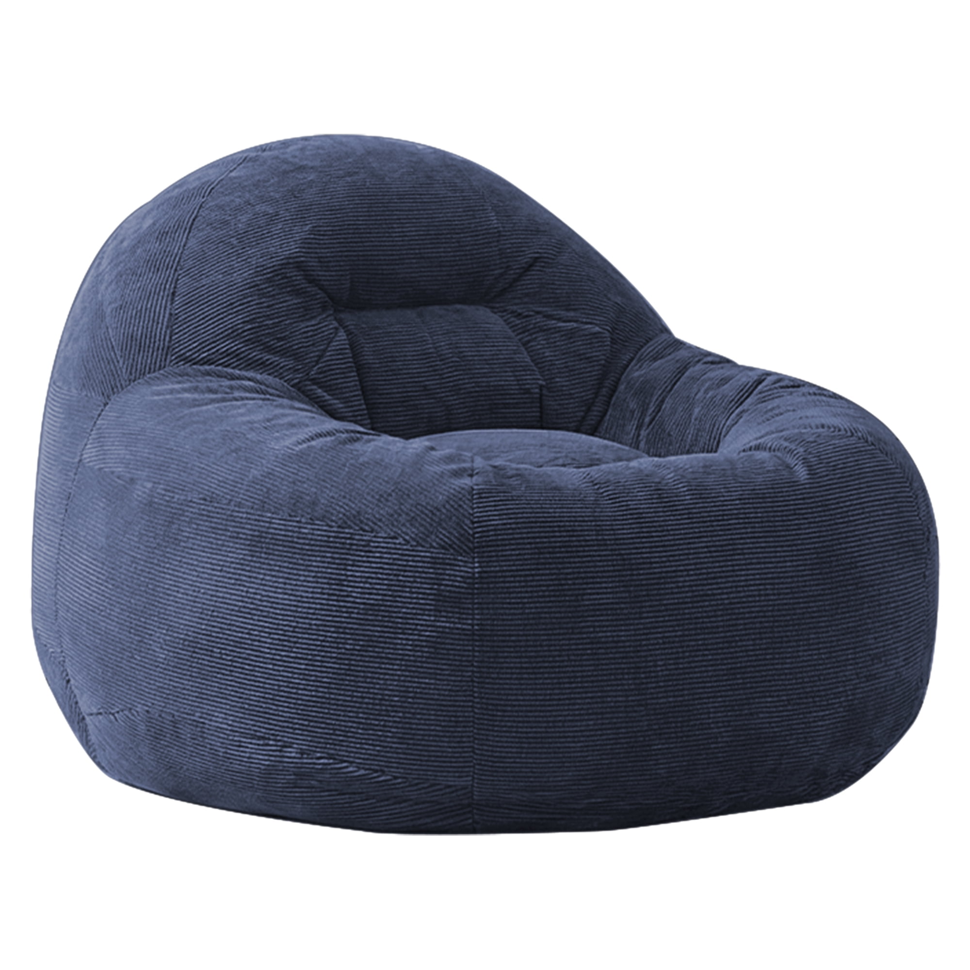 Bean Bag Sofa with Armrests High-Resilience Foam Beads Anti-Slip for Living Room Home Theater Gaming
