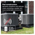 thumbnail image 6 of Black Condenser Pad/Base, 36x36x3 in – Supports Air Conditioner Units and Other Outdoor Equipment, 6 of 9