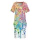thumbnail image 3 of Paint Splatter Drip Loose Pocket Dress Dresses summer dress woman 2025 trendy Evening dresses, 3 of 6