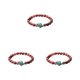 thumbnail image 2 of Qarigey de tortuga Joyas de turquesa Piedra natural Accesorio de moda Pulseras de amistad Mejores amigos Regalos Piel de leopardo rojo Type1 NO1 Qarigey CBP322177, 2 of 6