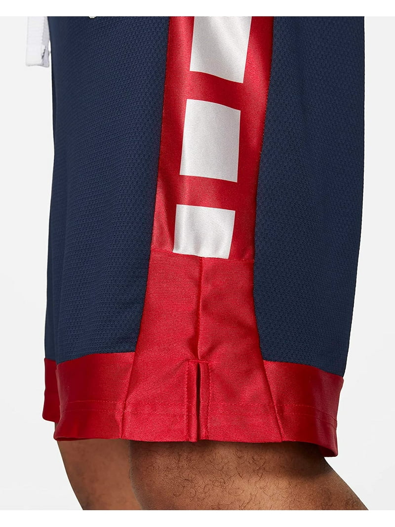 Nike Dri-FIT Elite Stripe Mens Basketball Training Shorts Midnight