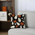 thumbnail image 2 of Halloween Pillow Covers 18x18 Fall Pumpkin Ghost Star Decorative Throw Pillow Covers Indoor Outdoor Cushion Cases for Home Sofa Couch Farmhouse Decorative, 2 of 6