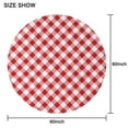 thumbnail image 6 of Christmas Round Tablecloth 60x60in(153x153cm) – Waterproof Polyester Table Cover with Full Print Design, Wrinkle Resistant & Washable for Kitchen Dining Party Decor, 6 of 6
