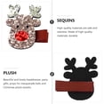 thumbnail image 2 of Jiyike 12 pcs Christmas Glitter Hair Clips Sequin Barrettes Hairpins Hair Accessories, 2 of 7