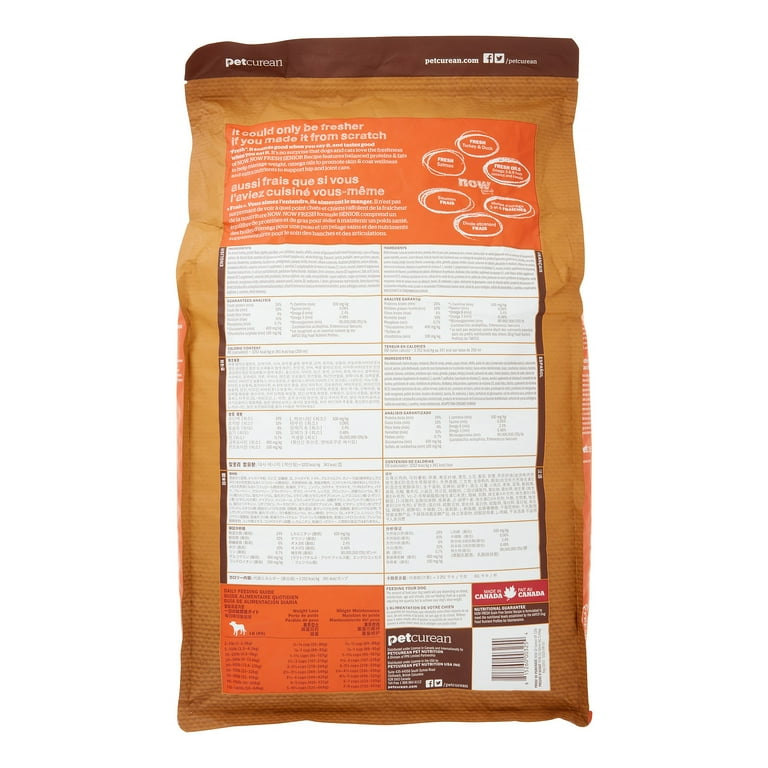 Now senior dog food hot sale