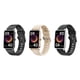 thumbnail image 5 of Reloj inteligente ritmo cardíaco oxygen v5.0 ip68 impermeable reseña a prueba de sudor sleep brazalet regalo smartwatch hombres mujeres podómetro negro Yuarrent EL005723-01B, 5 of 6