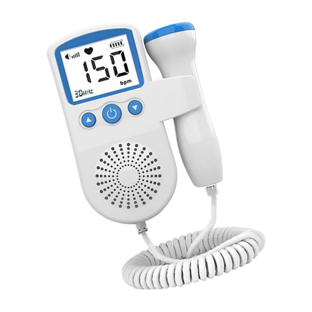 Monitor de latido del corazón fetal BuyWeekMX Monitor de frecuencia cardíaca fetal LCD