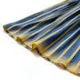 thumbnail image 7 of SZJXBUY Womens Golf Skirt Long Striped Elastic High Waist Chiffon Maxi Skirt Tiered Pleated A Line Boho Flowy Skirts Blue,L, 7 of 7