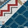 thumbnail image 3 of Hiend Accents Unisex Spirit Valley 3-Piece Full/Queen Quilt Set Teal One Size, 3 of 3