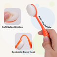 thumbnail image 3 of 10 Color Professional Oval Ink Blending Brushes for Card Making, Crafting, and Paper Projects,Brush Head Diameter 0.86", 3 of 7