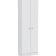 thumbnail image 2 of 69.16 In. Tall White Cabinet - Two Doors, Five Internal Shelves Fits Room Storage Needs Garage, Utility Room, Living And Kitchen Easy Assembly Needed 70" High In Provides Sufficient For Process, 2 of 2