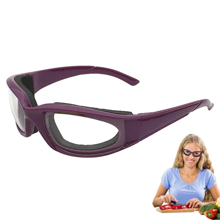 Tears Free Onion Glasses Anti-tear Free Cutting Chopping Eye Protect  Cooking BBQ Kitchen Gadget Goggle (black)