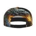 thumbnail image 2 of Hirioo Golden White Fire Dragon for Baseball Cap Men Cap Flat Brim for Men Women Teens Adjustable Baseball Cap, 2 of 7