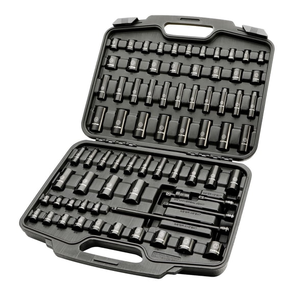 Pro-Grade 72 PIECE 3/8" DRIVE SAE AND METRIC IMPACT SOCKET SET